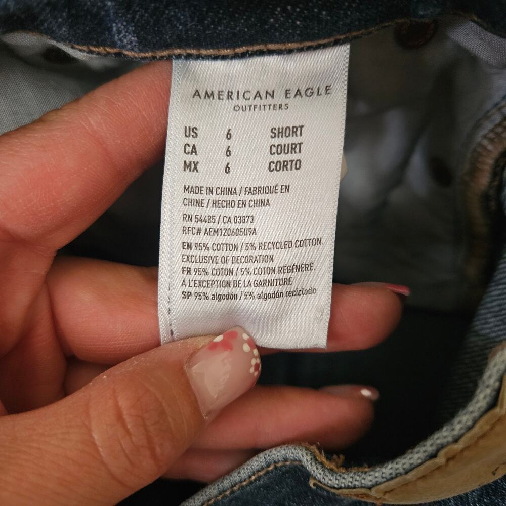 American eagle AE Low-Rise Baggy Straight Jean 6S - Picture 5 of 10